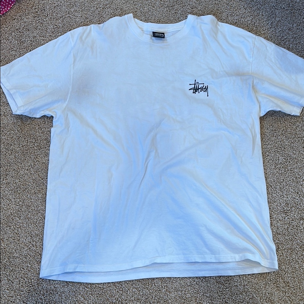 Stussy White Men's T-Shirt